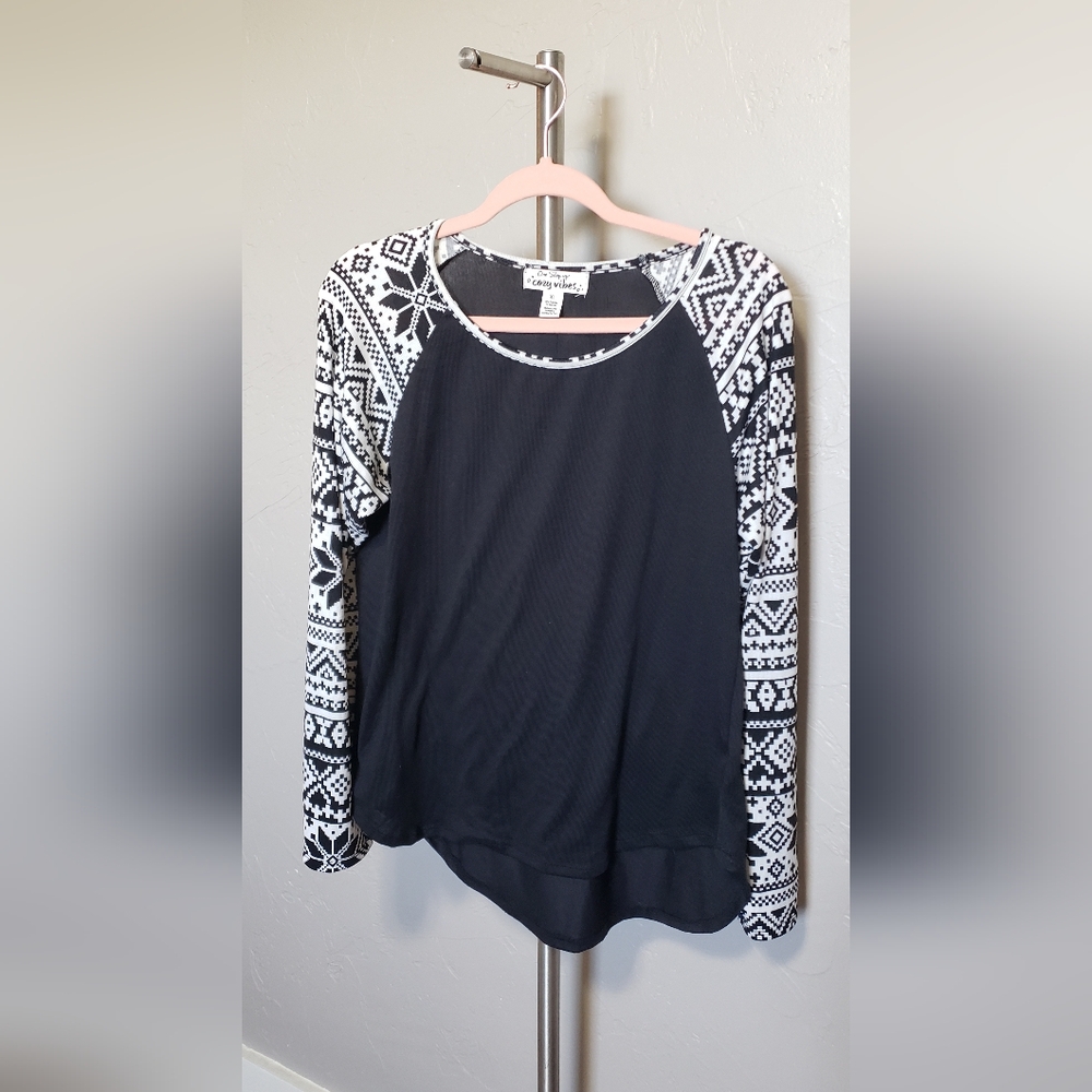 ONE STEP UP COZY VIBES LONG SLEEVE SHIRT